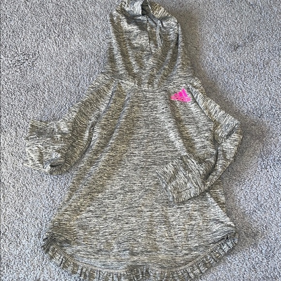 adidas Other - Adidas Gray and Pink Kids Climate Top